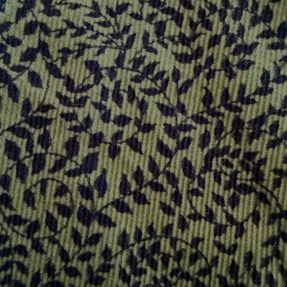 NWT Boden Harriet Cord Dress Spruce Green Black Vine Print US 14R Cottagecore - Picture 9 of 10